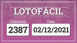 Capa de LOTOFÁCIL 2387