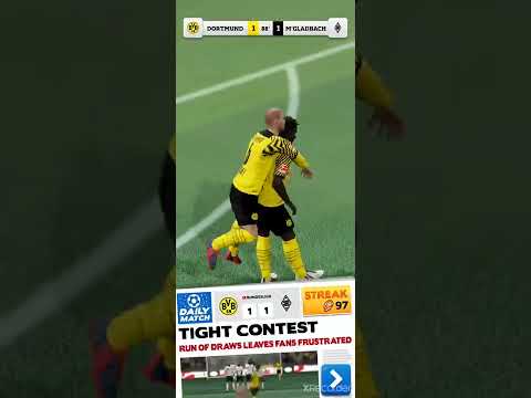 Score Hero 2022 / Daily Match : Borussia Dortmund - Borussia Mönchengladbach