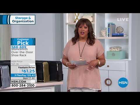 StoreSmith OvertheDoor Shoe Rack