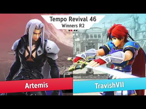 Tempo Revival 46 - Artemis (Sephiroth) Vs. TravishVII (Dark Pit, Roy) - WR2 - Smash Ultimate