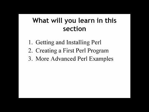 Perl Programming   Introduction to Perl   YouTube