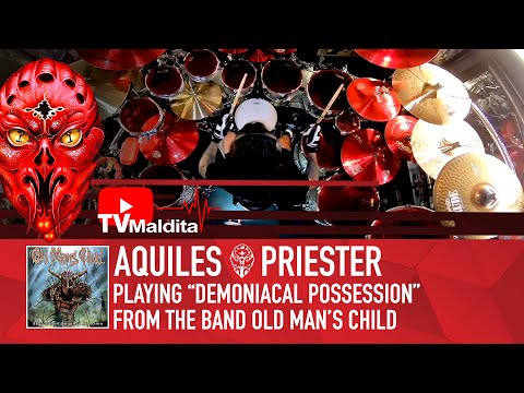 TVMaldita Presents: Aquiles Priester playing “Demoniacal Possession” from the band Old Man’s Child