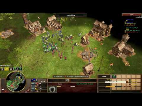 [AOE3] 2v2 ESOC Invitational Tournament Semi-Finals - Veni / Blackstar vs Samwise / H2O