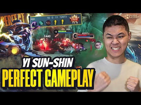 GAMEPLAY YI SUN SHIN PATCH BARU KILL 16 FAST FARMING FAST ROTATION - Mobile Legends