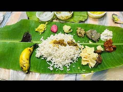 Onam special sadiya l onam with Naishu kitchen
