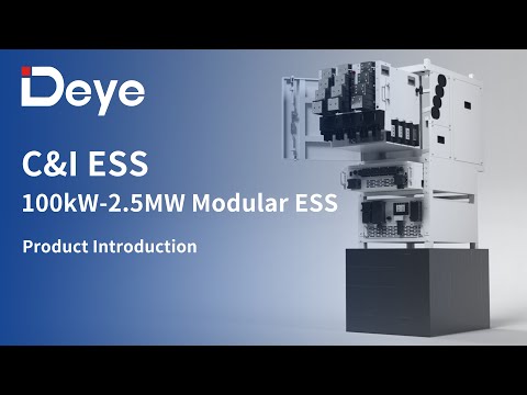 Deye 100kW-2.5MW C&I ESS: PCS+MPPT+STS+BOS-B BATTERY