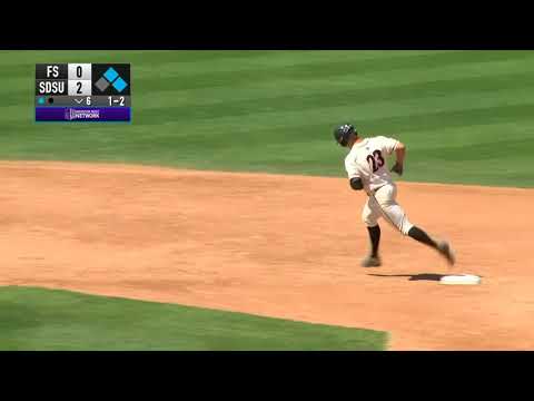 SDSU BASEBALL: AZTECS 7, FRESNO STATE 0 - 4/22/18