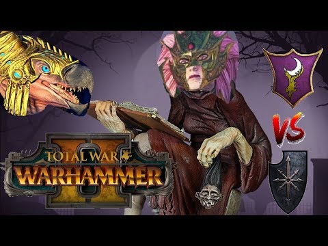 Chaos vs Dark Elves | BIG BIRD & THE CRONE - Total War Warhammer 2
