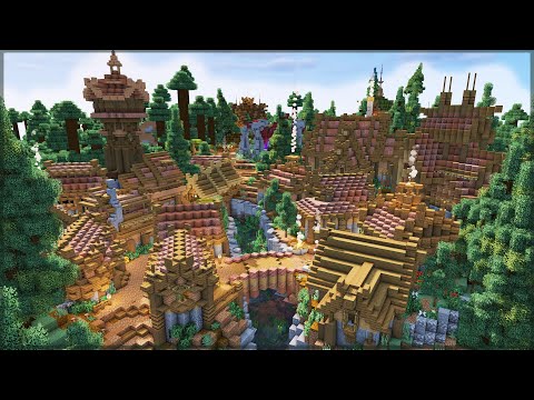 Building a Minecraft Village! | Build Timelapse