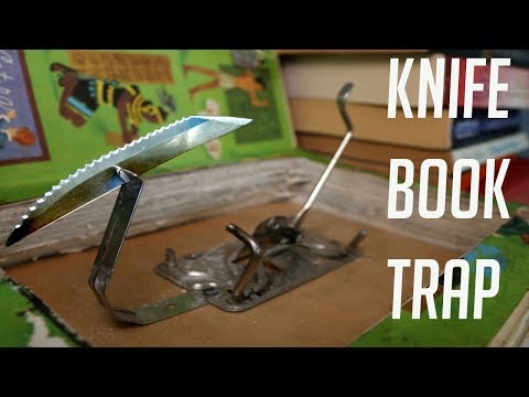 Throwing Knife Book Trap