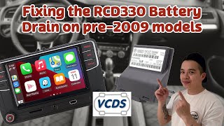 Installing Rcd330 & Solving Battery Drain With New Canbus Gateway (pre-2009 fix) - 120