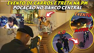 POCAÇÃO NO BANCO CENTRAL | EVENTO DE CARROS E K.O NA POLICIA, BK MORR3U - BKINHO RP CLIP'S