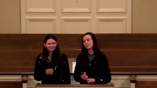 Sarah  & Ana Lewis sing "There is a Redeemer"