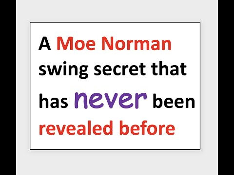 A Moe Norman swing secret that has NEVER been revealed before