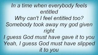 Jack White - Entitlement Lyrics
