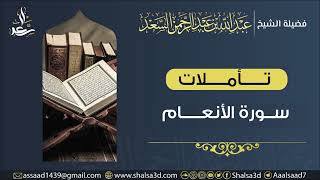 تأملات في سورة الأنعام {مكتمل} image