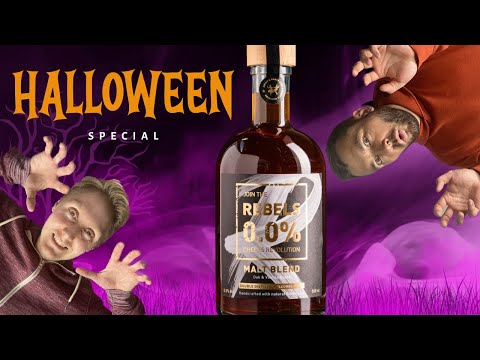 Halloween-Spezial: REBELS 0.0% Malt Blend (alkoholfreie Whiskey Alternative)