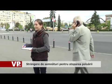 Strângere de semnături pentru stoparea poluării