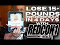 DIET TO LOSE 15+ POUNDS IN 4 DAYS POST CONTEST FEATURING REDCON1 MEALS