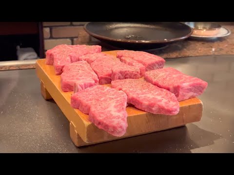 【Japanese Wagyu】Steak Lunch in Tokyo JAPAN「ビフテキのカワムラ」Excellent Kobe Beef【Japanese food】