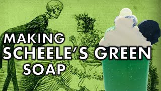 Making Scheele&#39;s Green cold process soap ll Cat and Raven Designs