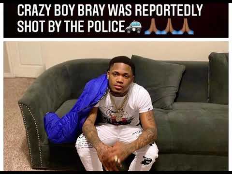 CrazyBoyBray reveals he was shot by a police officer