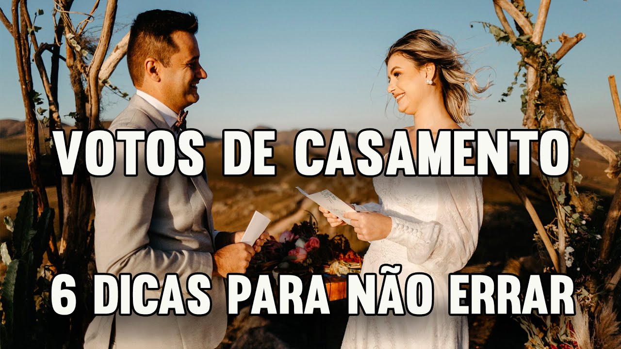 Como fazer os votos de casamento Dicas de casamento