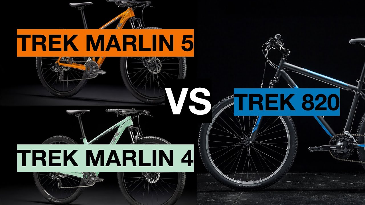 Trek Marlin 4 & 5 vs Trek 820 Comparison!!
