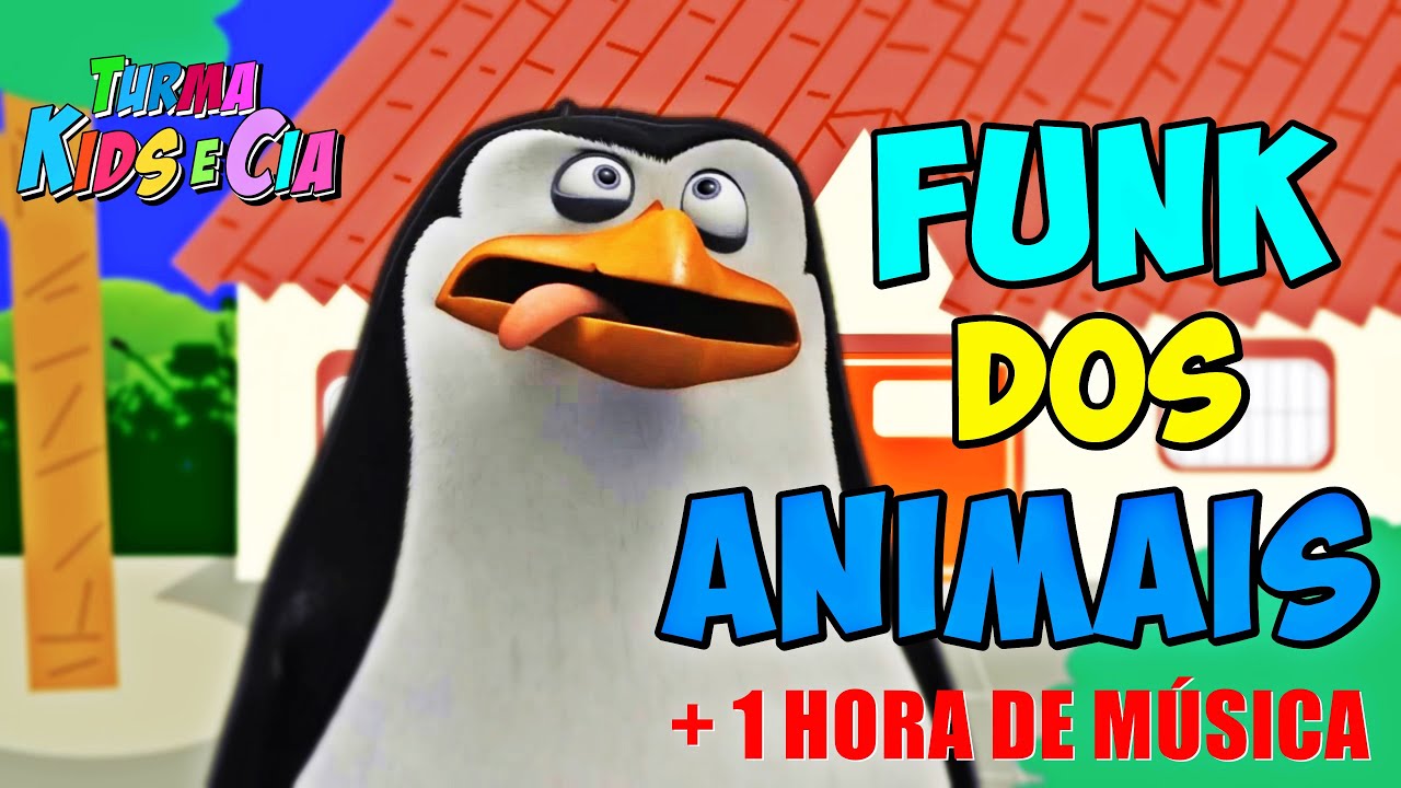 FUNK DOS ANIMAIS + 1 HORA DE MÚSICAS ANIMADAS INFANTIL 2024