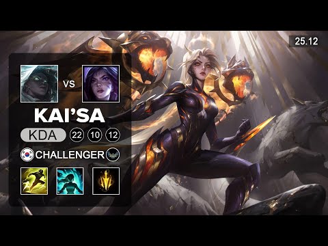 Viper Kai'Sa vs Senna ADC - KR Challenger - Patch 25.12 Season 15