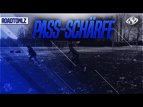 Passschärfe trainieren - Aufwärmen im Fußball RoadtoNLZ 023 Teil 2