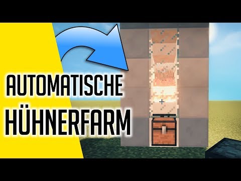 Wie Baut Man Eine Automatische Hühnerfarm | Brathähnchen frei Haus in Minecraft !!!!