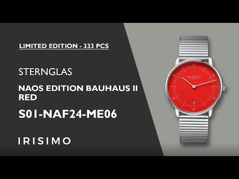 STERNGLAS NAOS EDITION BAUHAUS II RED S01-NAF24-ME06 LIMITED EDITION 333PCS | IRISIMO