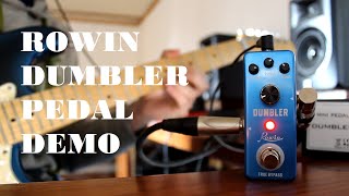 Video thumbnail for Rowin Dumbler pedal demo (single coils) | Fender stratocaster plus by Goos