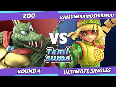 TAMISUMA 189 SSBU - Zoo (K Rool) Vs. Ramunekamoshirenai (Min Min) Smash Ultimate Round 4