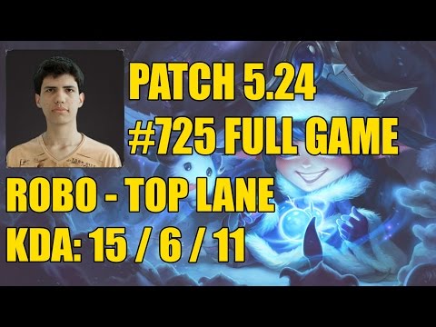 VFK Robo - Top: Lulu vs Swain - EUW Challenger #725 Full Game