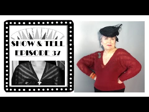 Show & Tell knitting: How I designed a vintage style sweater -- from Inspiration to FO. Episode 38