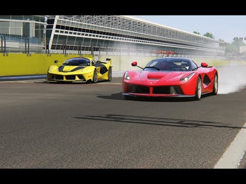 Ferrari FXX-K vs Ferrari LaFerrari at Monza Circuit