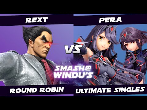 Rext (Kazuya) vs PeRa (Pyra/Mythra) - Smash @ Windu's #114 - Round Robin