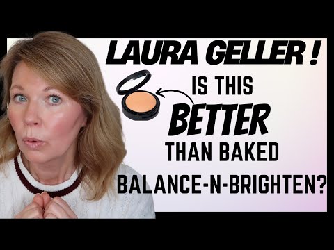 Flawless Finish Over 50!!! Laura Geller Double Take Powder Foundation Review And Wear Test!