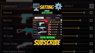 Free Fire Headshot setting 2025 ⚡ Best Sensitivity Settings ⚙️| Sensitivity + Hud Settings Free Fire