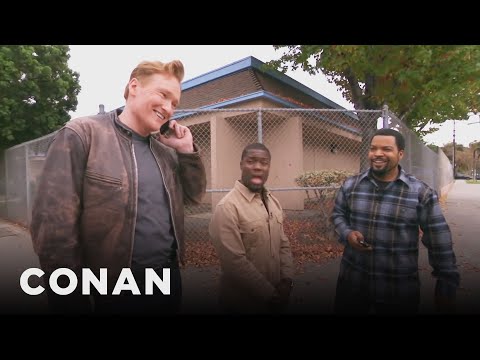 Conan, Ice Cube a Kevin Hart projíždějí Hollywood