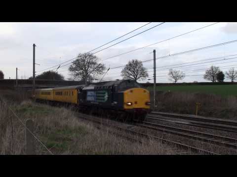 DRS 37607 works hard past Ayres End - 1Z09