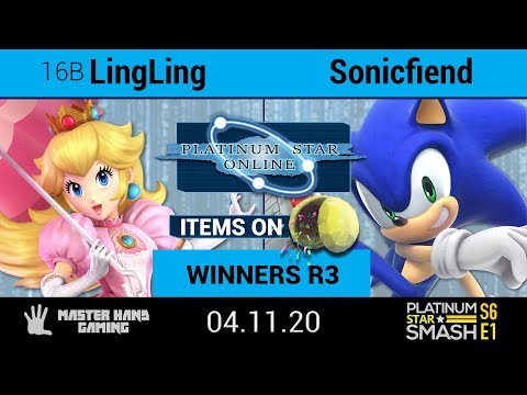 PSO - Items On - 16B | LingLing (Peach) vs SonicFiend (Sonic, Joker) - Winners R3