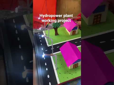 Hydropower plant working project | science project | DIY ideas | electric generator