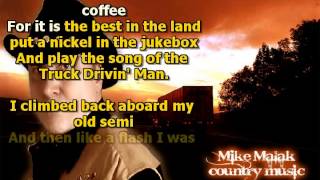 Mike Malak &amp; The Fakers - Truck Drivin Man (Conway Twitty, coversong, lyrics)