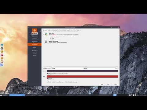 ArcoLinux : 1002 calamares series : MBR encrypting the easy way with no use of swap