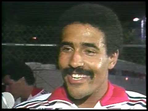 Olympics - 1984 - L A Games - Track & Fld - Dick Schapp Interviews Decathlon Gold GRB Daley Thompson