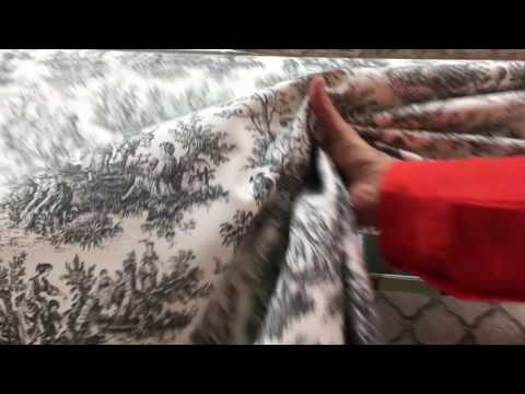 Waverly "Rustic Toile" Black | 54 Inch |Drapery Fabric