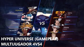 HYPER UNIVERSE (Gameplay) Parte 2: Multijugador 4vs4